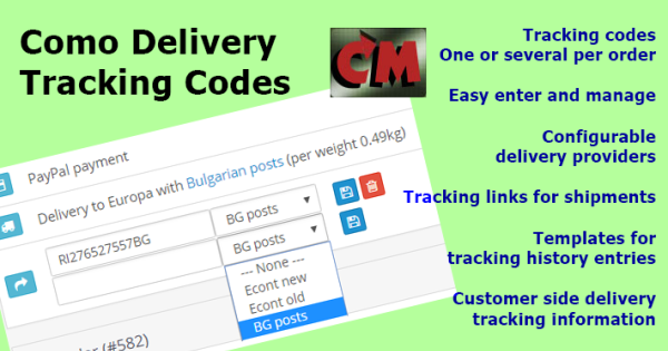 Como Delivery Tracking Codes - Esoft.cmstory.com