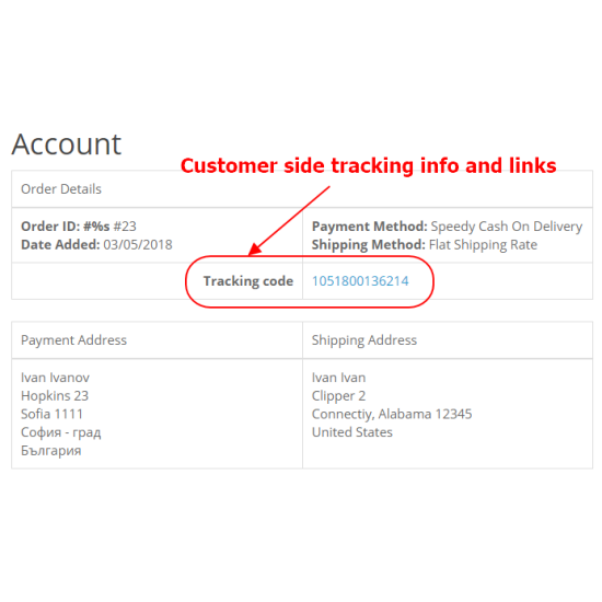 Como Delivery Tracking Codes