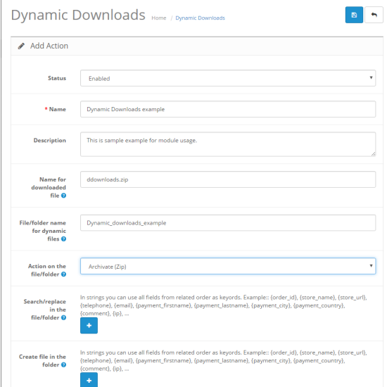 Como Dynamic Downloads