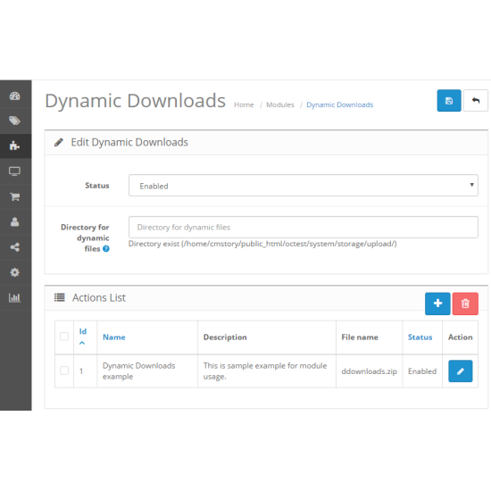 Como Dynamic Downloads