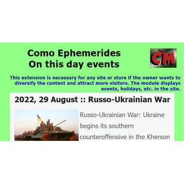 Como Ephemerides - On this day events