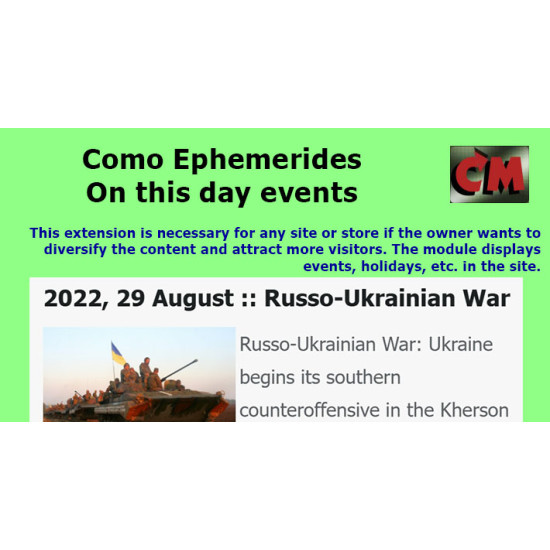 Como Ephemerides - On this day events