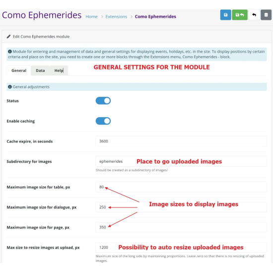 Como Ephemerides - On this day events