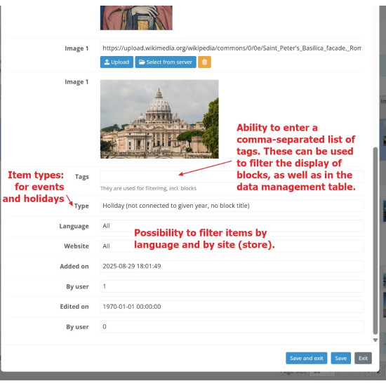 Como Ephemerides - On this day events