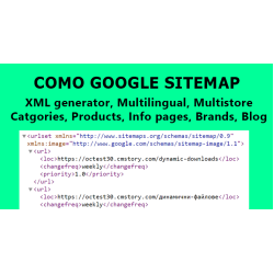 Como Google Sitemap XML generator with settings