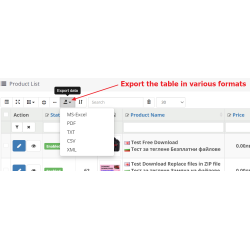 Como Inline edit and Table extended