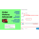 Como Order History Advanced - template comments, file uploads