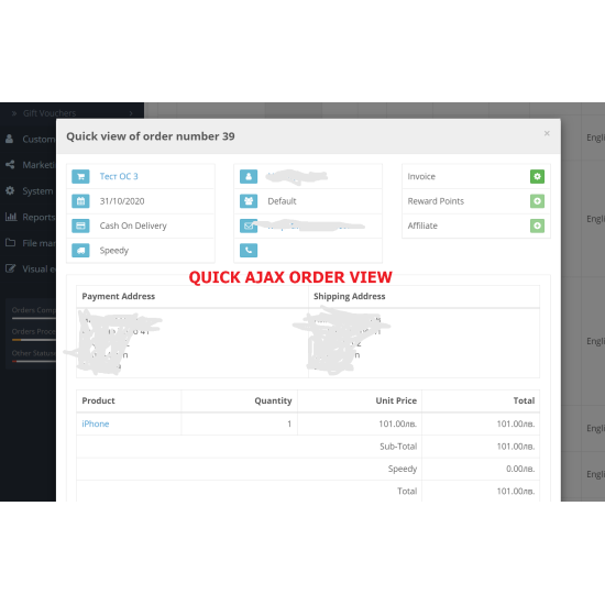 Como Order Status Plus - Colored, Quick edit, Quick order view