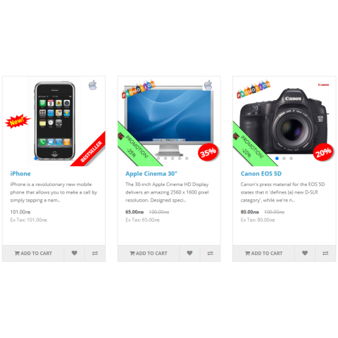 Como Product Labels Advanced