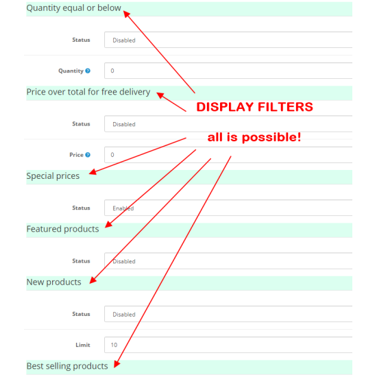 Como Product Labels Advanced