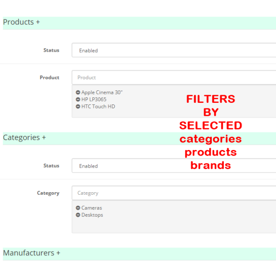 Como Product Labels Advanced