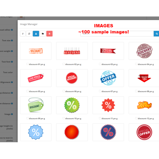 Como Product Labels Advanced