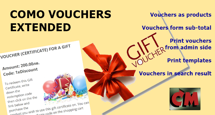 Como Vouchers Extended