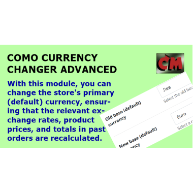 Como Currency changer advanced