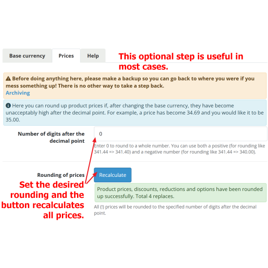 Como Currency changer advanced