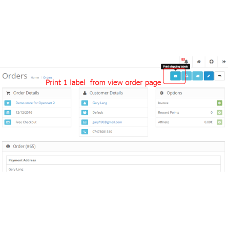 Shipping Labels Advanced