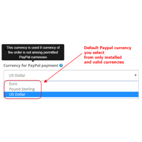 PayPal payment Standard & Express in local currency